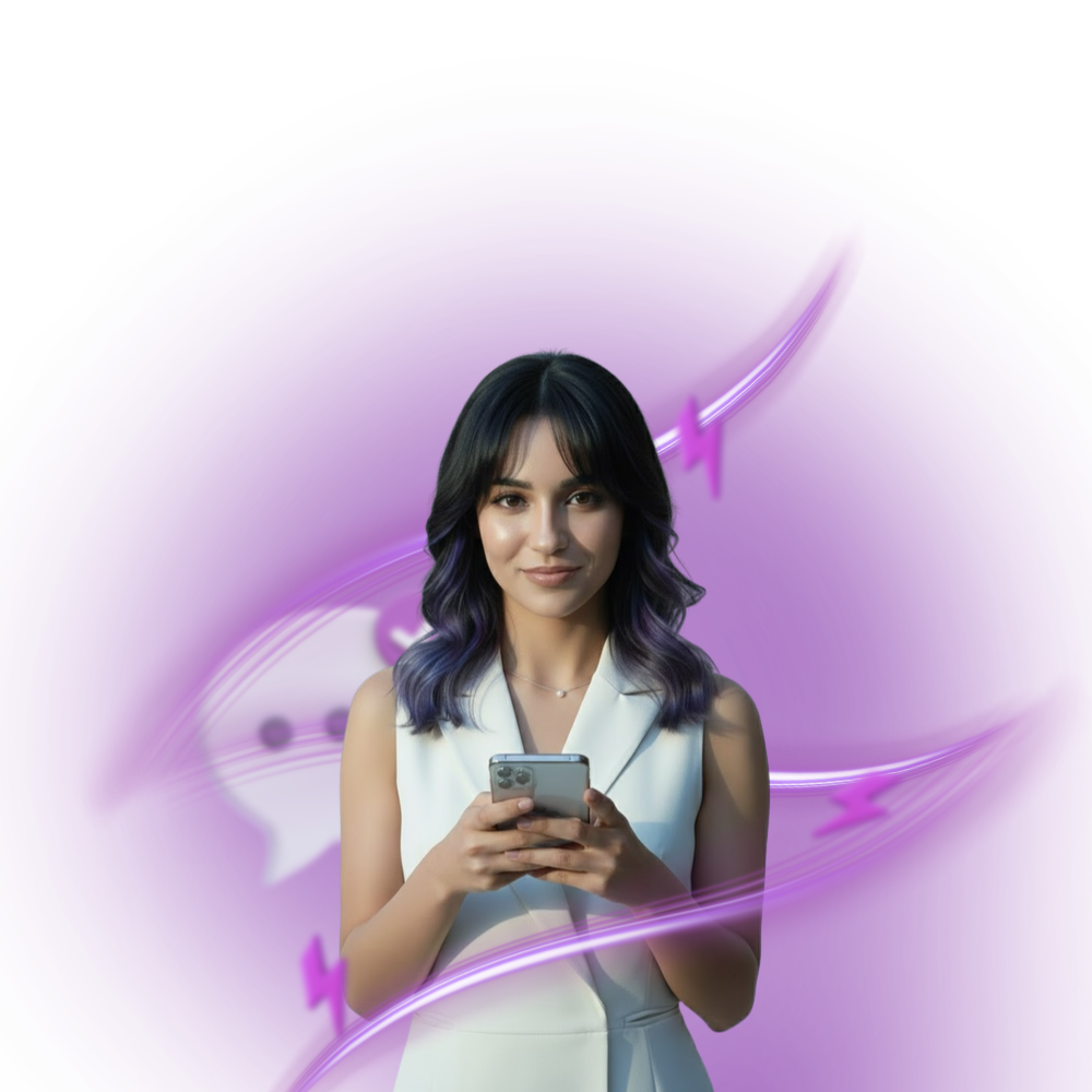 Cami IA - Assistente Virtual Inteligente para CRM via WhatsApp mostrando interface de chat